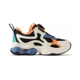 Zapatillas informales «Blanco, naranja y azul»