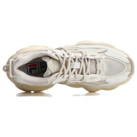 Zapatillas Ladder «Blanco crema y naranja»