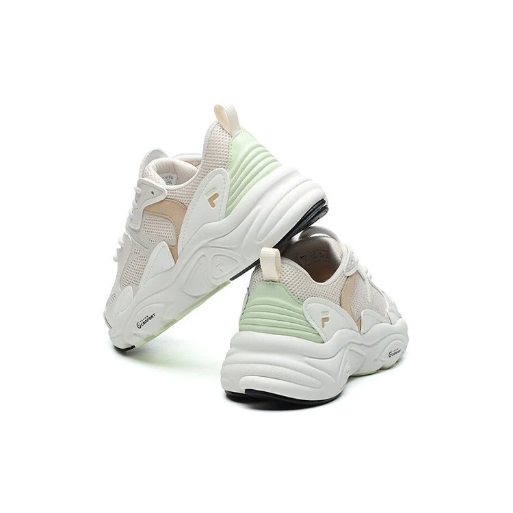 Zapatillas Mars 2 de caña baja «Daddy» en blanco/rosa