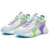 Zapatillas Swarm de caña baja con diseño en espiral, moradas/blancas/grises